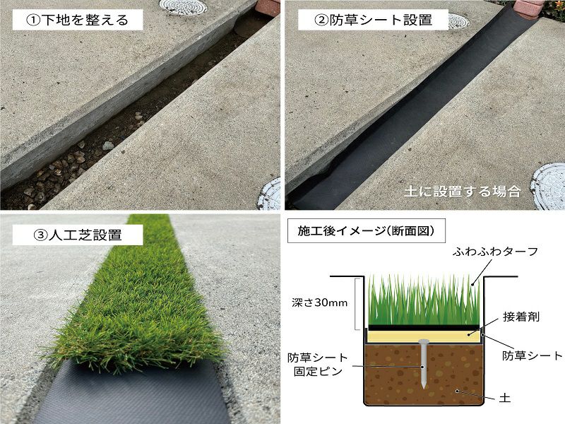人工芝 芝丈40mm ふわふわターフ エクセレント ふわふわ 芝生(1mx5m